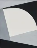 Sarah Crowner, Untitled, 2010, gouache on sewn canvas
