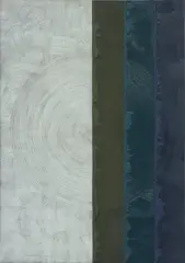 Alex Olson, Cloak, 2014, oil and modelling paste on canvas