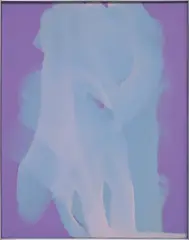 Kasper Sonne, TXC34, 2016, industrial paint and chemicals on canvas, in artist’s frame