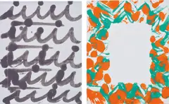 Nikolas Gambaroff, Untitled, 2010, acrylic on linen, in 2 parts