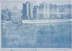 The Bruce High Quality Foundation, The Gate, 2012, acrylic and silkscreen ink on canvas