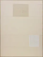 Ethan Cook, Untitled, 2013, handwoven cotton canvas and canvas, in artist's frame