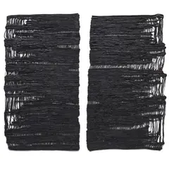 Sam Moyer, Worry Rug 5, 2009, encaustic on Ikea rug, diptych