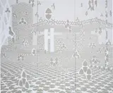Toby Ziegler, Enter Desire, 2005, oil on Scotchlite, in 3 parts