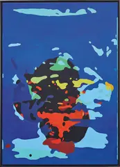 Jonas Lund, Under The Influence #2, 2014, oil on canvas, in artist's frame