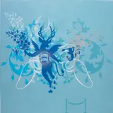 Ryan McGinness, ODI ET AMO, 2006, acrylic on panel