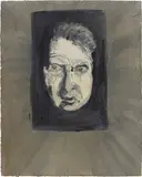 Norbert Schwontkowski, Portrait of F. Bacon, 2009, oil on canvas