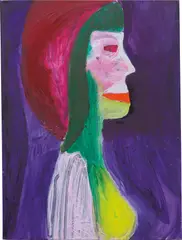Matthias Dornfeld, O.T. (Profil), 2009, oil on canvas