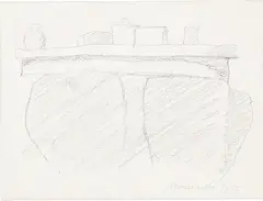 Natura morta by Giorgio Morandi, 1956, graphite on paper, offered Dec 2019