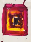 Untitled Mandala by Sam Francis, 1975, acrylic on paper, sold Dec 2019