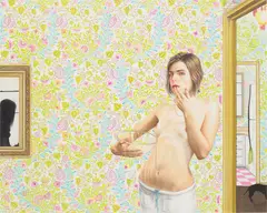 Mathew Cerletty, Le Saucier, 2003, coloured pencil and pastel on paper
