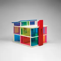 Laurie Simmons, Kaleidoscope Dollhouse, 2000, abs plastic, acrylic and utensils
