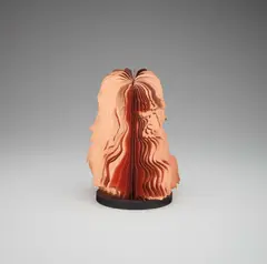 Vasily Klyukin, Genius Library, 2017, engraved copper on black metal base