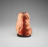 Vasily Klyukin, Genius Library, 2017, engraved copper on black metal base