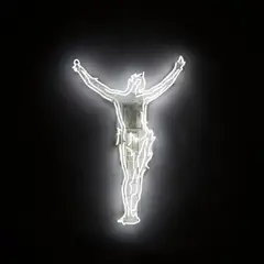 Kendell Geers, Profanation (Goya), 2008, neon tubing, steel, transformer and wiring