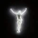 Kendell Geers, Profanation (Goya), 2008, neon tubing, steel, transformer and wiring