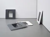 Alex Hartley, 35 mm - I took my slides to the gallery, 1996, MDF, aluminium, DuraClear and cellulose paint, in 10 parts