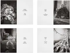 Louis Ledebur, Awakening, 2019, silver gelatine print on ilford fibre glossy, in 4 parts
