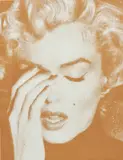 Russell Young, Marilyn Crying, 2013, acrylic, silkscreen, enamel and diamond dust on linen