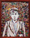 Newsboy, After Lewis Hine by Vik Muniz, 2008, c-print, sold Dec 2019