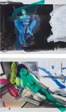 Two works: i) Shiki-in (Color Eros) ii) Shiki-in (Color Eros) by Nobuyoshi Araki, 2005, each acrylic and gelatin silver print on baryt paper, sold Dec 2019