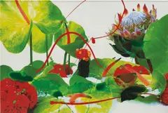 Untitled by Marc Quinn, 2010, pigment print, spray paint and acrylic on watercolour paper, sold Dec 2019