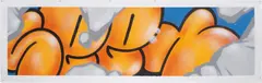 Seen, Untitled, 2019, enamel paint on canvas