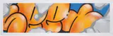 Seen, Untitled, 2019, enamel paint on canvas