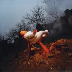 Li Wei, The baby leaves away from the Earth, 2003, c-print