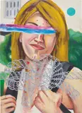 Parker Ito, The Most Infamous Girl in the History of the Internet, 2014, oil on canvas