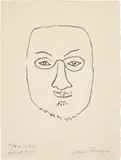 Henri Matisse, Masque (Mask) by Henri Matisse, 1945, Lithograph, on Arches paper, with full margins, sold Jan 2019