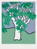 Roy Lichtenstein, Rain Forest, from Columbus: In Search of a New Tomorrow, 1992, Screenprint in colours, on Fabriano paper, with full margins