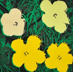 Andy Warhol, Flowers, 1970, screenprint on paper