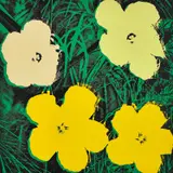 Flowers by Andy Warhol, 1970, screenprint on paper, sold Jan 2019