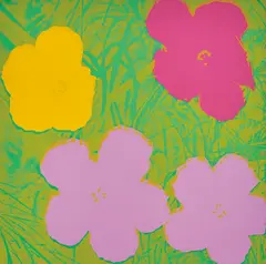 Andy Warhol, Flowers, 1970, Screenprint in colours, on wove paper, the full sheet