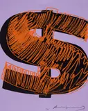 $(1) by Andy Warhol, 1982, Unique screenprint in colours, on Lenox Museum board, the full sheet, sold Jan 2019