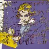 Beethoven by Andy Warhol, 1987, Unique screenprint in colours, on Lenox Museum Board, the full sheet, sold Jan 2019