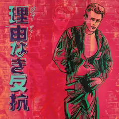 Andy Warhol, Rebel Without a Cause (James Dean), from Ads, 1985, Screenprint in colours, on Lenox Museum Board, the full sheet