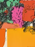 Grapes by Andy Warhol, 1979, Screenprint in colours, on Strathmore Bristol paper, the full sheet, sold Jan 2019
