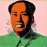 Mao by Andy Warhol, 1972, Screenprint in colours, on Beckett High White paper, the full sheet, sold Jan 2019