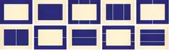 Donald Judd, Untitled, 1988, The complete set of 10 woodcuts in ultramarine blue, on Okawara paper, the full sheets, with colophon, loose (as issued) contained in the original grey linen-covered portfolio