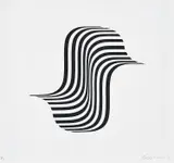Bridget Riley, Untitled (Winged Curve)