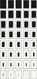 Sol LeWitt, Vanish, 1994, The complete set of 40 screenprints in black, on Fabriano paper, the full sheets, loose (as issued) contained in the original grey fabric-covered portfolio with embossed artist's name