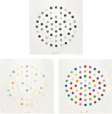 Cinchonidine; Ciclopirox Olamine; and Cineole by Damien Hirst, 2004, The complete set of three etching and aquatints in colours, on Hahnemühle paper, with full margins, sold Jan 2019