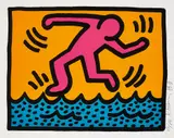 Keith Haring, Pop Shop II: one plate, 1988, Screenprint in colours, on wove paper, with full margins