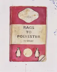 Rags to Polyester by Harland Miller, 2014, Giclée print in colours, on German etching paper, the full sheet, sold Jan 2019
