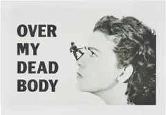 Mona Hatoum, Over My Dead Body, from Love it or Leave it, 2005, Photogravure, on wove paper, with full margins