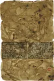 Gilbert&George, The Sadness In Our Art, 1970, Letterpress and line block print, on dyed and individually burnt paper, contained in the original letterpress envelope