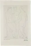 Pablo Picasso, Les Trois amies (The Three Friends), 1927, Etching, on Japanese laid paper, with full margins