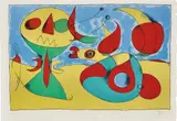 Oiseau zéphyr (Zephyr Bird) by Joan Miró, 1960, Lithograph in colours, on Arches paper, with full margins, sold Jan 2019